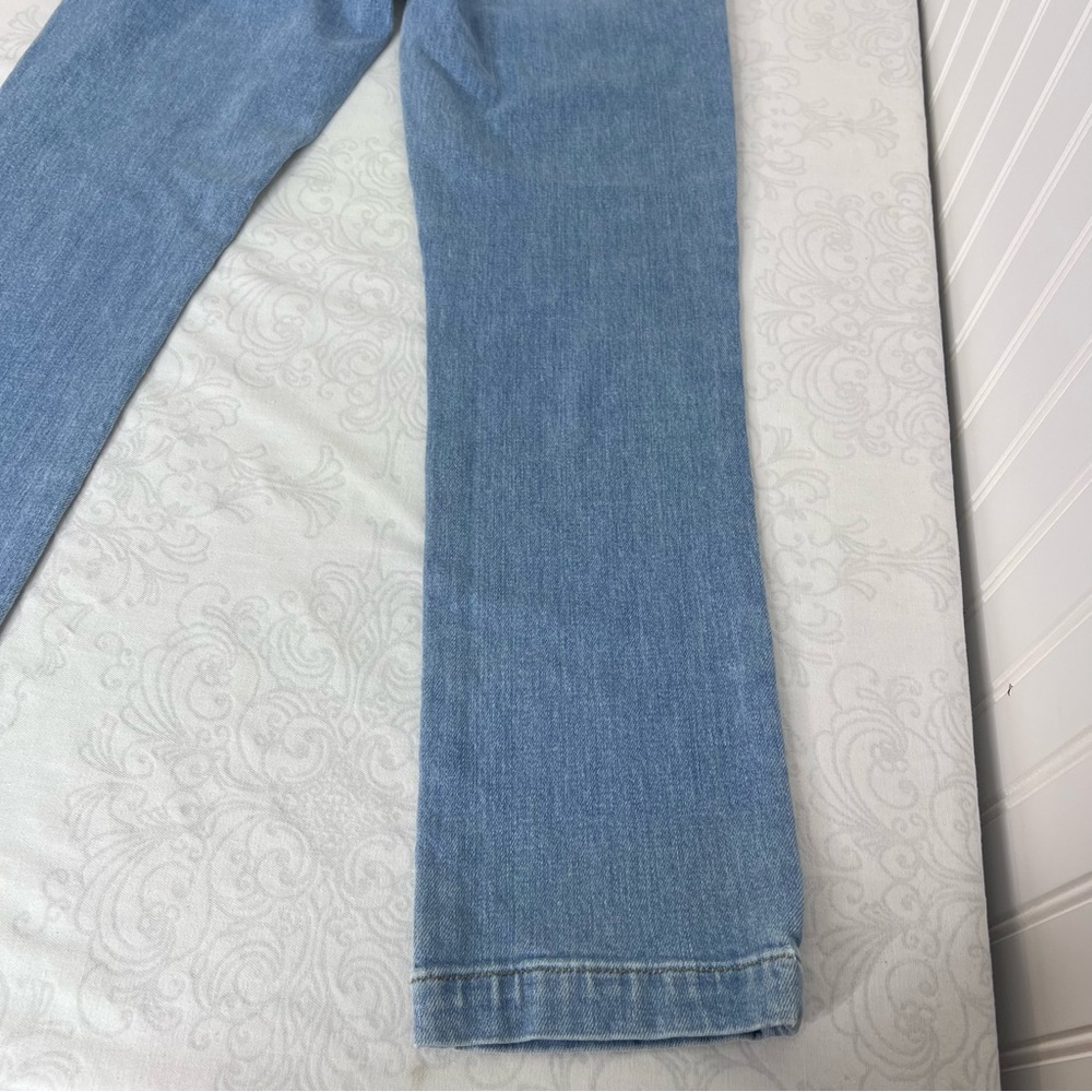 FRAME Denim Le High Straight Sunland Light Wash High Rise Crop Jeans Size 24 - Picture 13 of 16